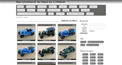 Desktop Screenshot of lemans-mesminiatures.fr